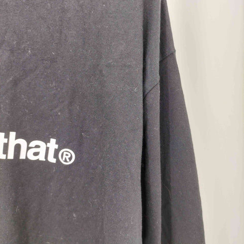 ディスイズネバーザット thisisneverthat T-Logo L/S Tee Tロゴ クルーネック 長袖Tシャツ カットソー メンズ XL