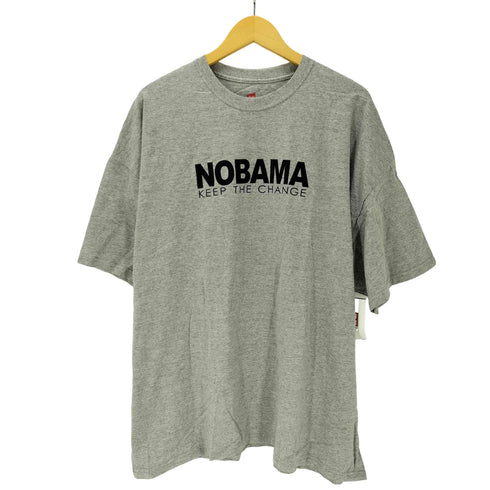 Hanes ボディ NOBAMA プリント Tシャツ ビッグサイズ メンズ 3XL