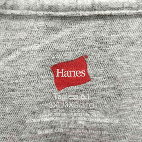 Hanes ボディ NOBAMA プリント Tシャツ ビッグサイズ メンズ 3XL