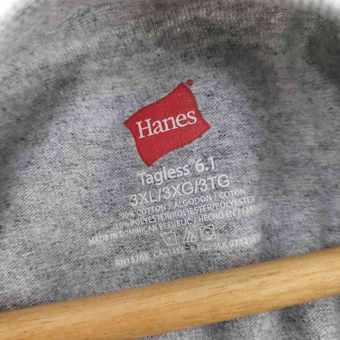 Hanes ボディ NOBAMA プリント Tシャツ ビッグサイズ メンズ 3XL