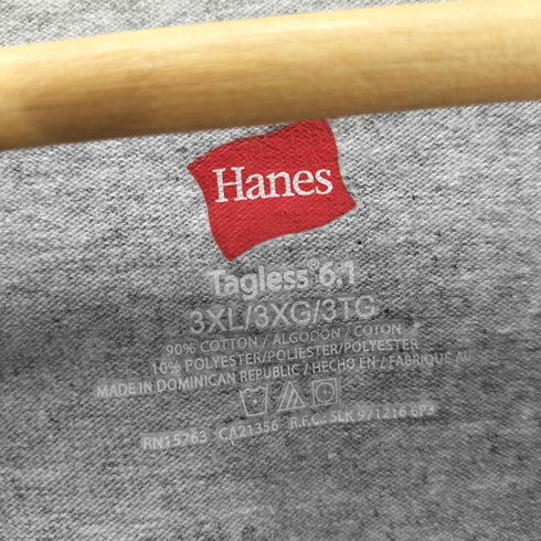 Hanes ボディ NOBAMA プリント Tシャツ ビッグサイズ メンズ 3XL