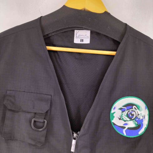 カールカナイ Karl Kani RETRO PATCHED UTILITY VEST メンズ import:L