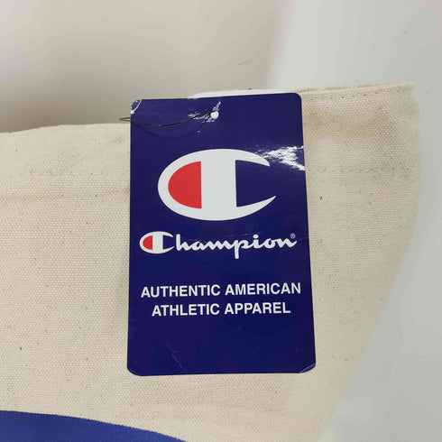 チャンピオン Champion 目付き ロゴ プリント 刺繍 キャンバス トート バッグ メンズ