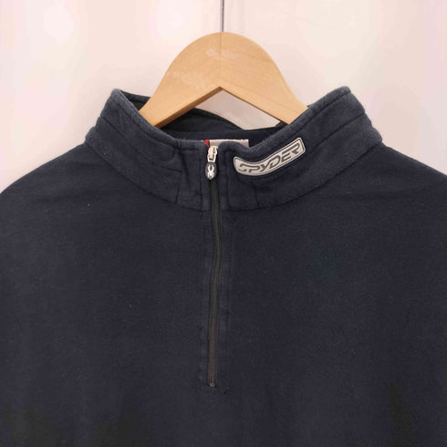 スパイダー SPYDER ハーフジップ モックネック 長袖Tシャツ カットソー メンズ