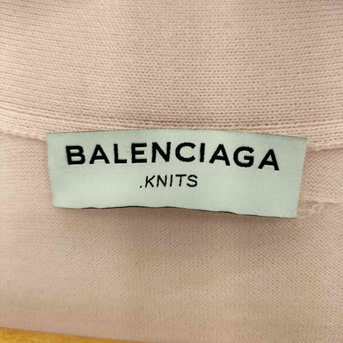 バレンシアガ BALENCIAGA カシミヤ ダブルポケット Vネック ロングスリーブ 薄手カーディガン レディース 34