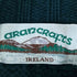 アランクラフト aran crafts 80S~90S アイルランド製 100%メリノウール フィッシャーマン ジップニット メンズ import:L