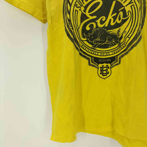 エコーアンリミテッド ECKO UNLTD エンブレム ロゴ プリント Tシャツ メンズ import:M
