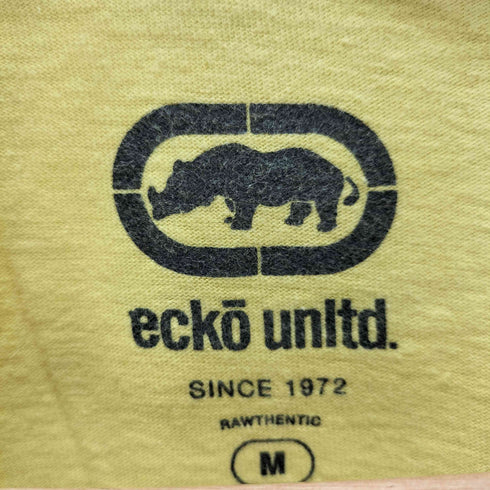 エコーアンリミテッド ECKO UNLTD エンブレム ロゴ プリント Tシャツ メンズ import:M