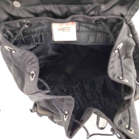 ラゲッジレーベル LUGGAGE LABEL JET-BLACK Backpack マルチポケット ナイロン バッグパック メンズ