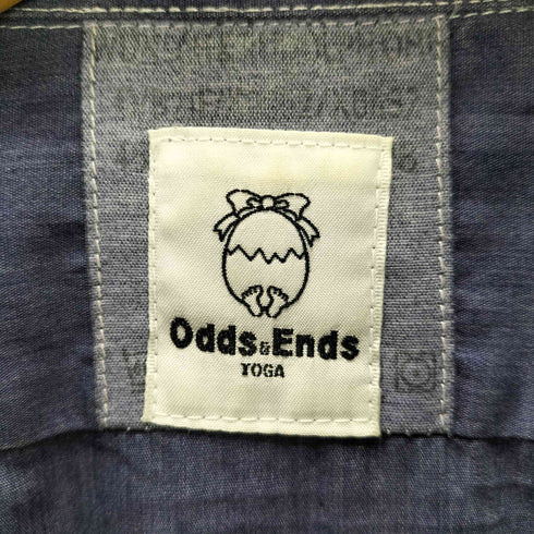 トーガオッズアンドエンズ TOGA Odds&Ends バイカラー 襟芯 コットン ポリ シャツ ワンピース レディース ONE SIZE