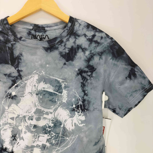 タイダイ 総柄 宇宙飛行士 プリント Tシャツ メンズ import:S