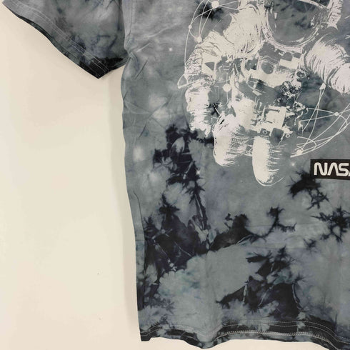 タイダイ 総柄 宇宙飛行士 プリント Tシャツ メンズ import:S