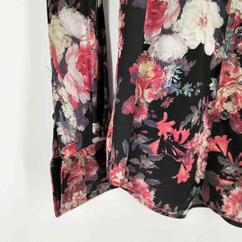 トルネードマート TORNADO MART フラワープリント オープンカラーシャツ メンズ JPN:M