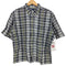 オールドネイビー OLD NAVY 00s SLIM FIT チェック 半袖シャツ ボックスシルエット メンズ import:L