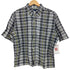 オールドネイビー OLD NAVY 00s SLIM FIT チェック 半袖シャツ ボックスシルエット メンズ import:L