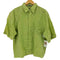 PETA MODE WASHABLE LINEN 襟ステッチ リネン半袖シャツ メンズ import:XL