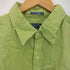 PETA MODE WASHABLE LINEN 襟ステッチ リネン半袖シャツ メンズ import:XL