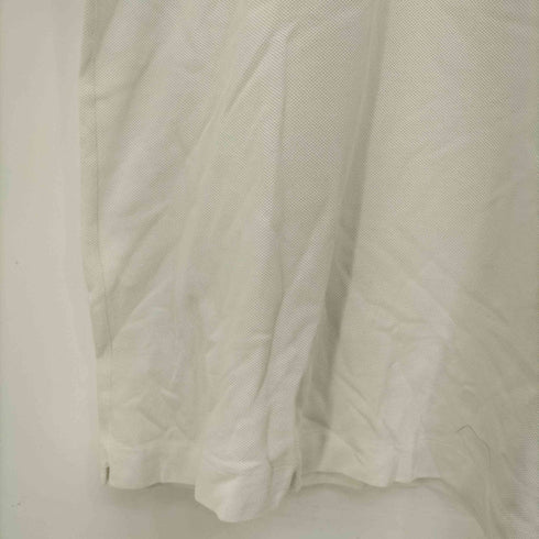 ラコステ LACOSTE フランス製 鹿の子 ロゴ刺繍 ショートスリーブポロシャツ メンズ JPN:4