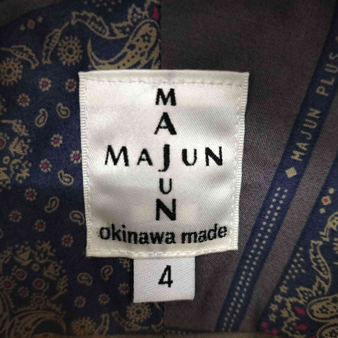 MAJUN 沖縄 総柄 S/S シャツ メンズ 4
