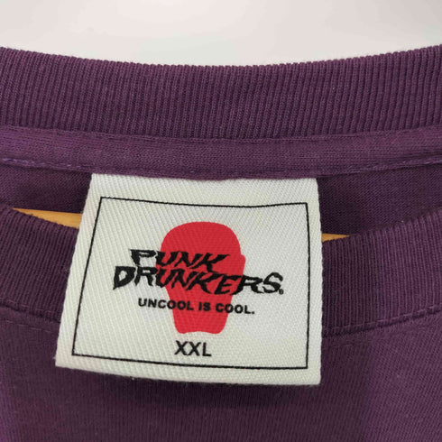 パンクドランカーズ PUNK DRUNKERS お笑い芸人 刺繍 クルーネックTシャツ メンズ JPN:XXL