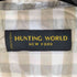 ハンティングワールド HUNTING WORLD イタリア製 チェック柄 シアサッカー ロングスリーブシャツ メンズ