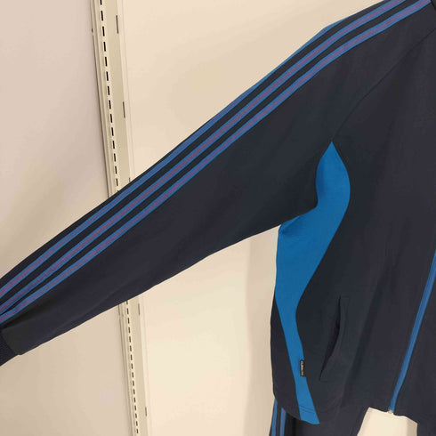 アディダス adidas CLIMALITE パフォーマンスロゴ ストライプ ジャージ セットアップ メンズ M