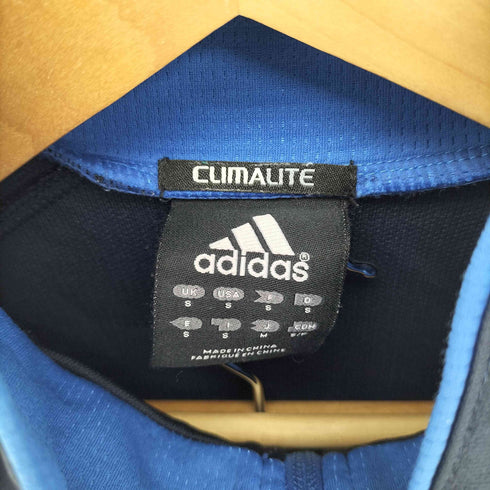 アディダス adidas CLIMALITE パフォーマンスロゴ ストライプ ジャージ セットアップ メンズ M