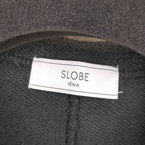 スローブイエナ SLOBE IENA 裏毛ノーカラーカーディガン レディース FREE