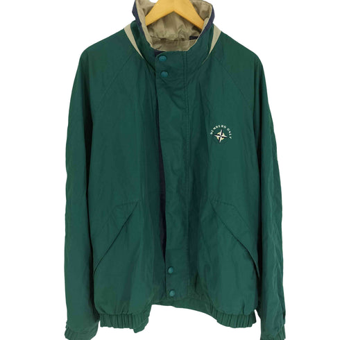 メンバーズオンリー MEMBERS ONLY 90S ジップアップ ナイロンジャケット パッカブルフード バイカラー メンズ 1X