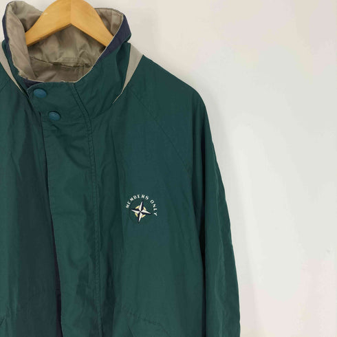 メンバーズオンリー MEMBERS ONLY 90S ジップアップ ナイロンジャケット パッカブルフード バイカラー メンズ 1X