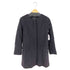Merceria Dressterior アルパカ混ノーカラーウールコート レディース 38