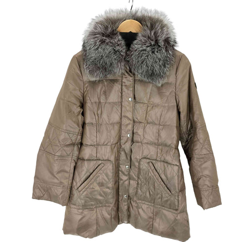 マンシングウェア Munsingwear フォックスファー ドッキング ダウンコート レディース JPN:L