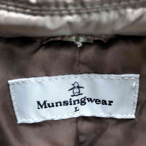 マンシングウェア Munsingwear フォックスファー ドッキング ダウンコート レディース JPN:L