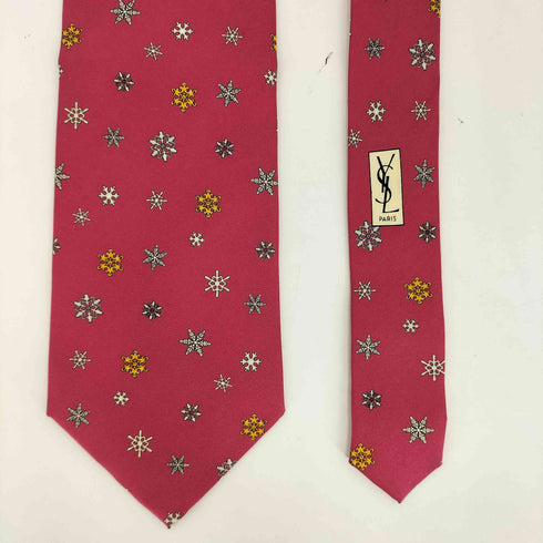 サンローランパリ SAINT LAURENT PARIS 総柄ネクタイ メンズ