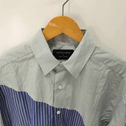 ユナイテッドトウキョウ UNITED TOKYO ラウンドストライプシャツ メンズ JPN:2