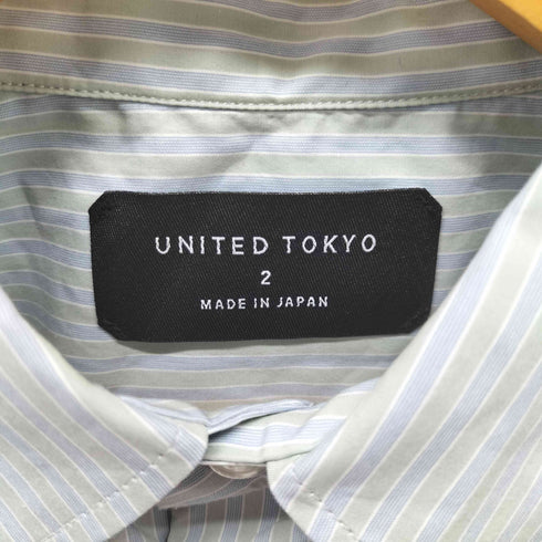 ユナイテッドトウキョウ UNITED TOKYO ラウンドストライプシャツ メンズ JPN:2