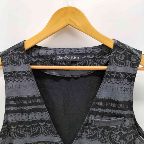 インザアティック In The Attic お兄系 Y2K 3B総柄ベスト メンズ JPN:L