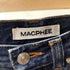 マカフィー MACPHEE デニム ワイドストレートパンツ レディース 34