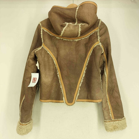 ツモリチサト TSUMORI CHISATO フーデッド 裏ボア ムートンジャケット レディース
