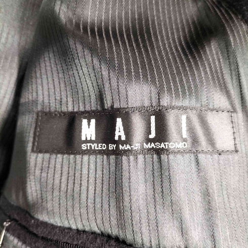 MAJI MASATOMO ウール混 スタンドカラーコート メンズ JPN:M