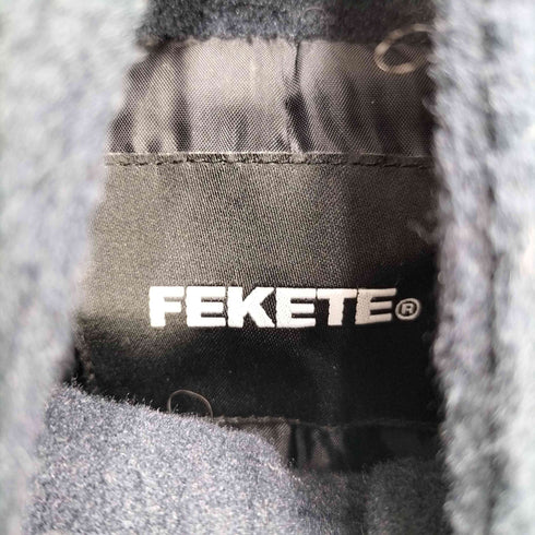 フェケテ FEKETE オーバーフィットロングステンカラーコート レディース