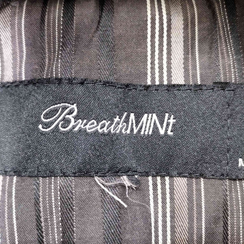 BREATHMINT デザインジップアップジャケット メンズ