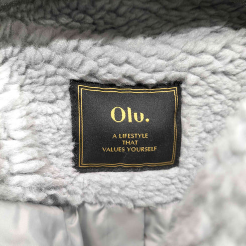 Olu. ボリュームショートボアジャケット レディース FREE