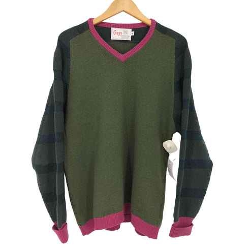 corgi カシミヤ混 ラグランニット メンズ import:M