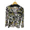 タルボット TALBOTS シルク混 花柄カーディガン レディース JPN:L