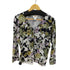 タルボット TALBOTS シルク混 花柄カーディガン レディース JPN:L
