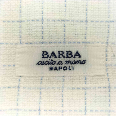 バルバ BARBA チェック ドレスシャツ メンズ 41/16