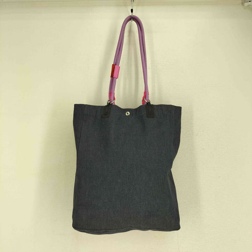 アーペーセー A.P.C. ロゴプリント デニム トートバッグ レディース