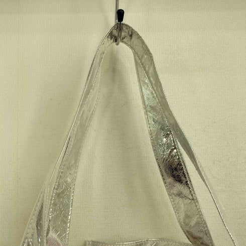 ナナナナ NaNa-NaNa ロゴプリント メタリックトートバッグ レディース