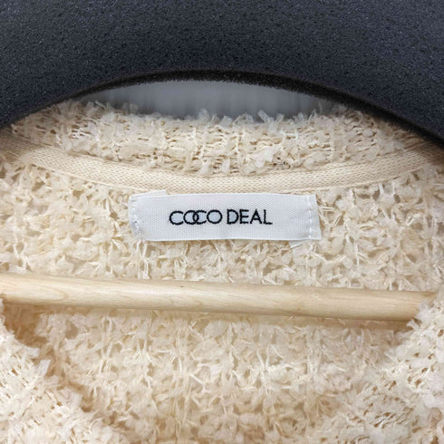 ココディール COCO DEAL 25SS ファンシーヤーンニットカーディガン レディース JPN:2